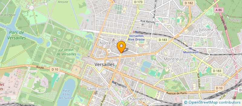 localisation de l'entreprise SCI 11 RUE DU MARECHAL FOCH à VERSAILLES