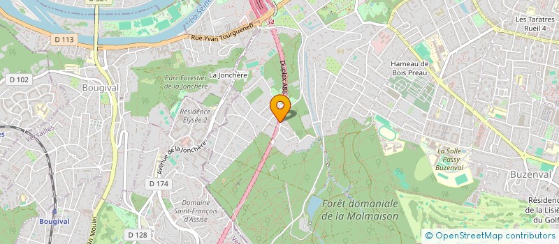 localisation de l'entreprise SCI 11 RUE DU MONT MIROIR à RUEIL-MALMAISON