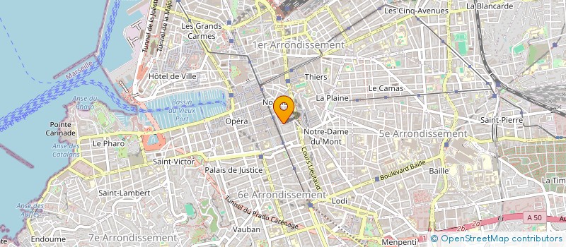 localisation de l'entreprise SCI 11 RUE ESTELLE à MARSEILLE 1