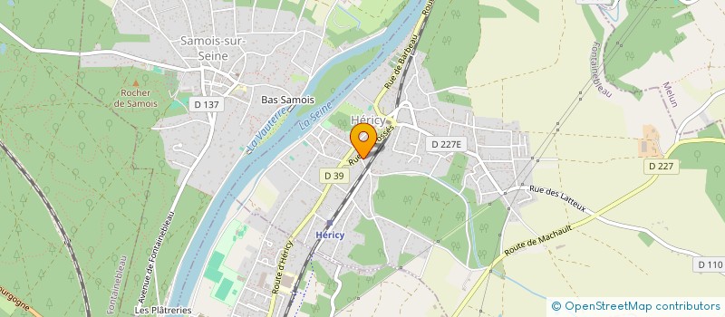 localisation de l'entreprise SCI 11 RUE ETIENNE DINET A HERICY  HERICY