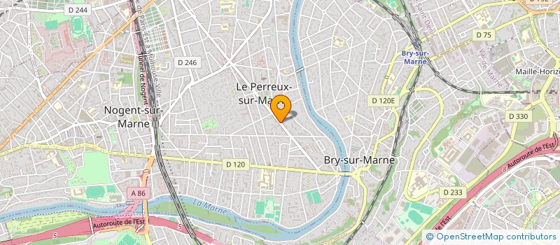 localisation de l'entreprise SCI 11 RUE GREGOIRE DE TOURS PARIS 6EME  LE PERREUX-SUR-MARNE