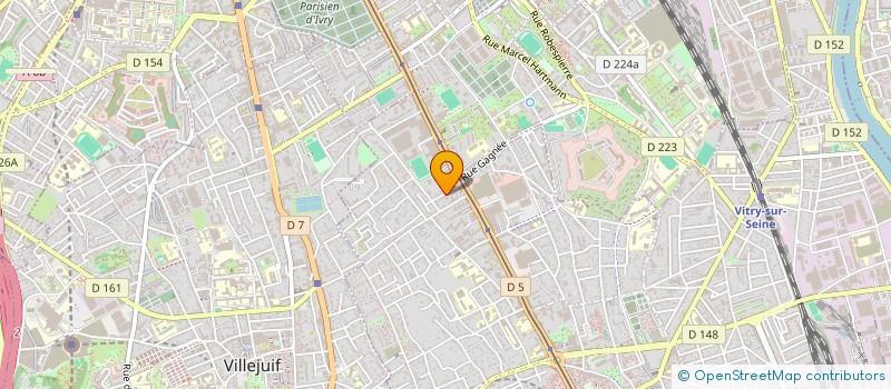 localisation de l'entreprise SCI 11 RUE MOLIERE  VITRY-SUR-SEINE