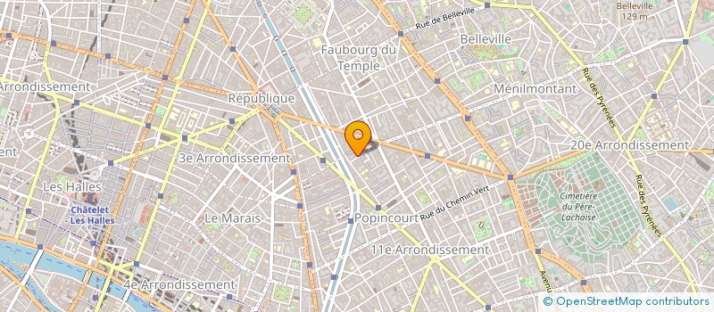 localisation de l'entreprise SCI 11 RUE TERNAUX  PARIS