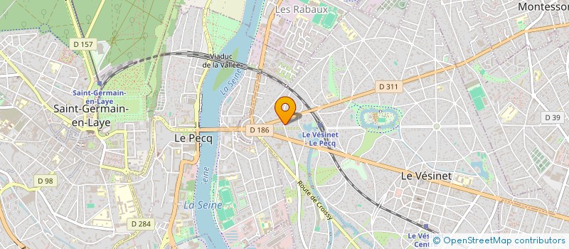 localisation de l'entreprise SCI 11 RUE VOLTAIRE  LE VESINET