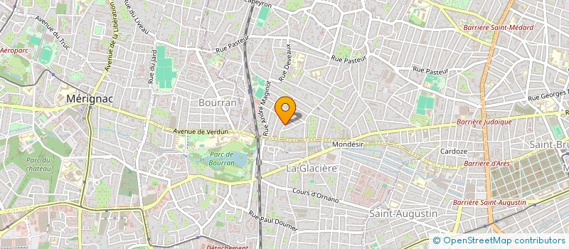 localisation de l'entreprise SCI 110  BORDEAUX