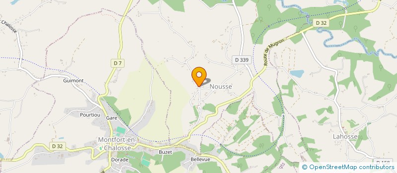 localisation de l'entreprise SCI 110  SOORTS-HOSSEGOR