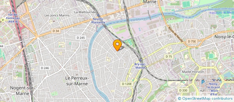 localisation de l'entreprise SCI 110 à BRY SUR MARNE