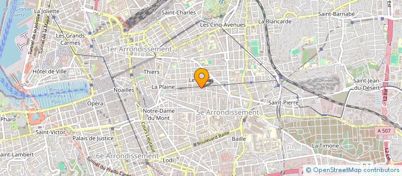localisation de l'entreprise SCI 110, CHAVE à MARSEILLE