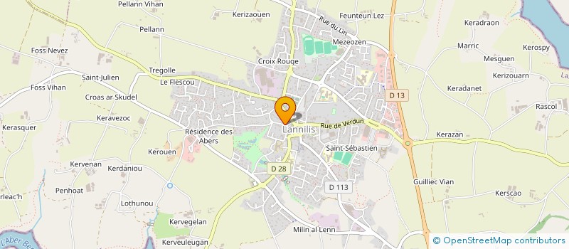 localisation de l'entreprise SCI 111  COAT-MEAL