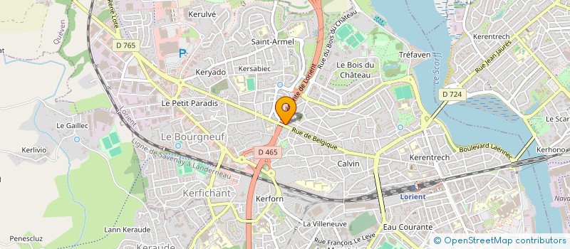 localisation de l'entreprise SCI 111  LORIENT