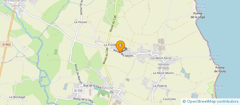 localisation de l'entreprise SCI 1115  REVILLE