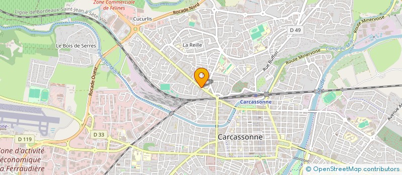 localisation de l'entreprise SCI 112 à CARCASSONNE