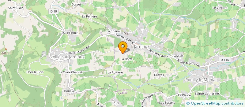 localisation de l'entreprise SCI 112 INVESTISSEMENT à PORTE-DES-PIERRES-DOREES