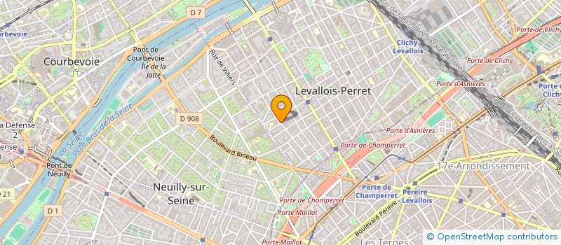 localisation de l'entreprise SCI 112 PARIS MONTREUIL à LEVALLOIS-PERRET