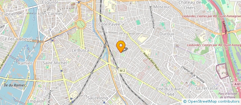 localisation de l'entreprise SCI 113 AVENUE JEAN RIEUX à TOULOUSE