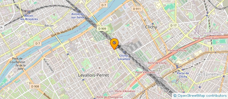 localisation de l'entreprise SCI 113VH à LEVALLOIS-PERRET