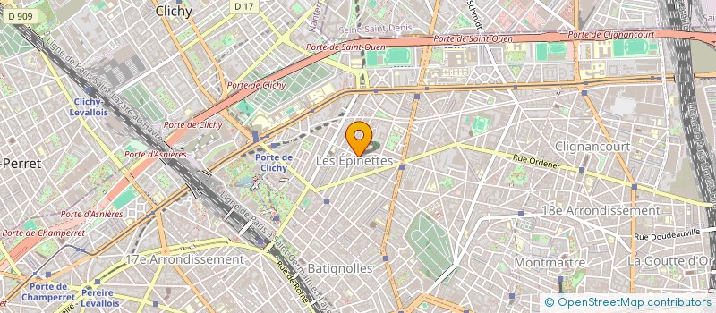 localisation de l'entreprise SCI 115, RUE DES MOINES  PARIS