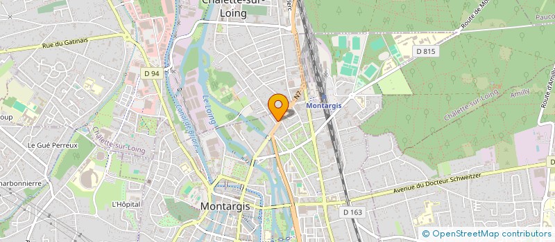 localisation de l'entreprise SCI 116 MONTARGIS  MONTARGIS