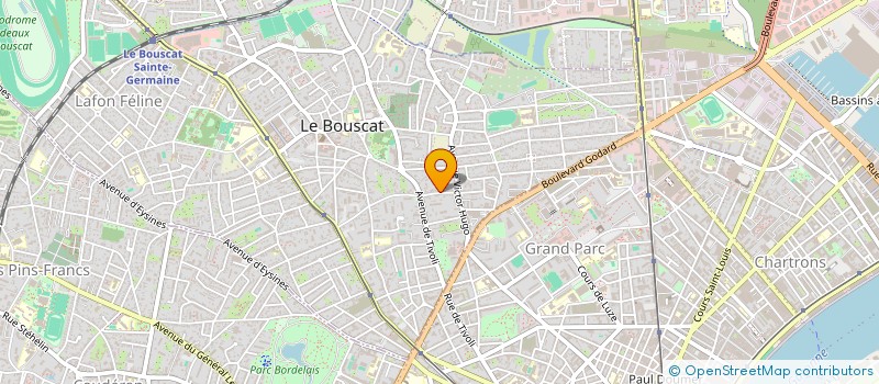 localisation de l'entreprise SCI 116 RUE RAYMOND POINCARE  LE BOUSCAT