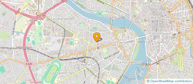 localisation de l'entreprise SCI 1162 à TOULOUSE