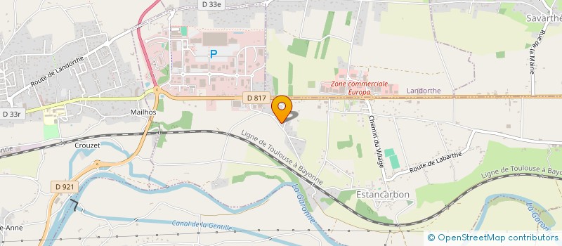 localisation de l'entreprise SCI 117  ESTANCARBON