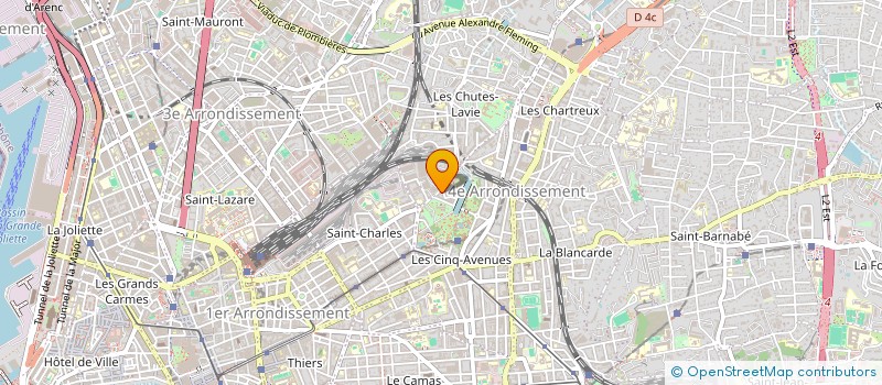 localisation de l'entreprise SCI 117 CAMILLE FLAMMARION à MARSEILLE
