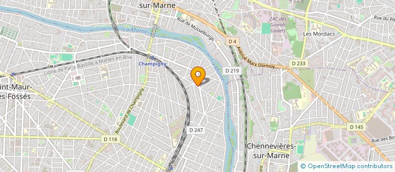 localisation de l'entreprise SCI 117 MD à SAINT-MAUR-DES-FOSSES