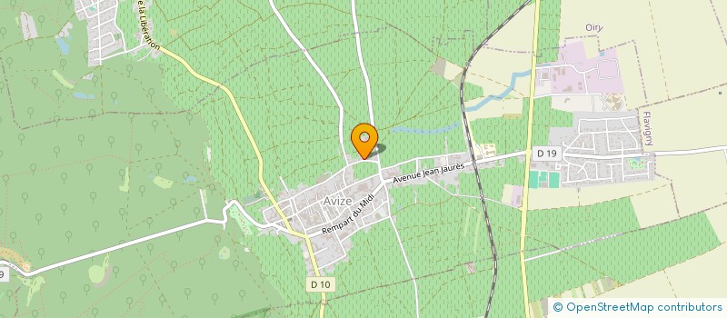 localisation de l'entreprise SCI 117 ROUTE DE CRAMANT  AVIZE