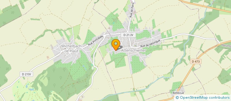 localisation de l'entreprise SCI 118  ATTENSCHWILLER