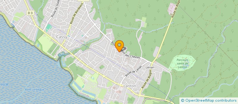 localisation de l'entreprise SCI 118 COTE D'ARGENT  LANTON