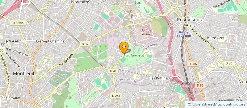 localisation de l'entreprise SCI 118 THEOPHILE SUEUR à MONTREUIL