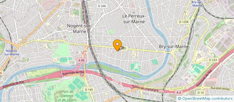 localisation de l'entreprise SCI 119 KB  LE PERREUX-SUR-MARNE