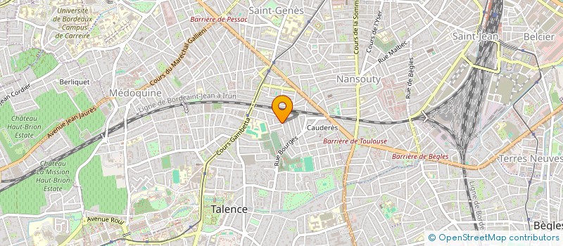 localisation de l'entreprise SCI 11FB  TALENCE