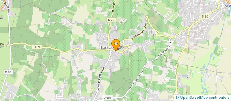 localisation de l'entreprise SCI 11RDV  LACHASSAGNE