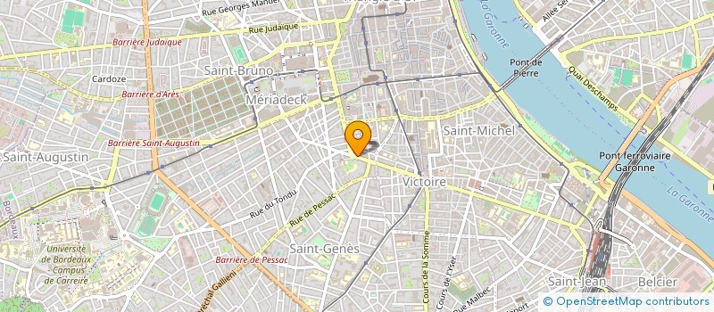 localisation de l'entreprise SCI 12 ACT  BORDEAUX