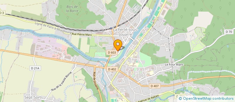 localisation de l'entreprise SCI 12 BIS ALFRED MAURY à LA FERTE-SOUS-JOUARRE