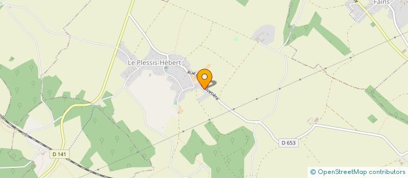 localisation de l'entreprise SCI 12 CUSTINE  LE PLESSIS-HEBERT