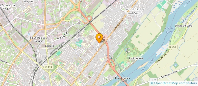 localisation de l'entreprise SCI 12 ET 12 BIS AVENUE MAUNOURY  LA CHAUSSEE-SAINT-VICTOR