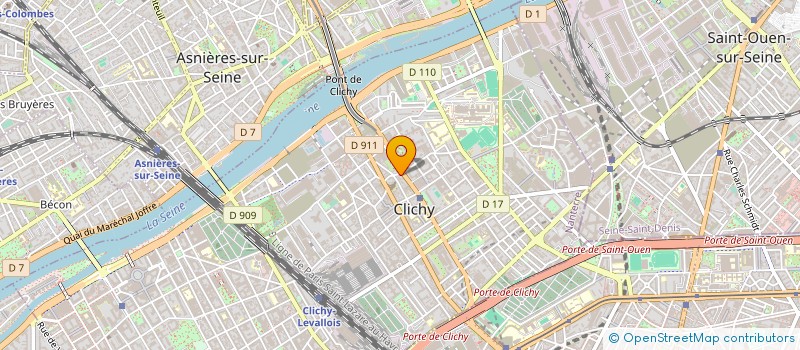 localisation de l'entreprise SCI 12 ET 12B R LANDY 89 R MARTRE CLICHY à CLICHY