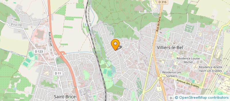 localisation de l'entreprise SCI 12 ETOILES  SARCELLES
