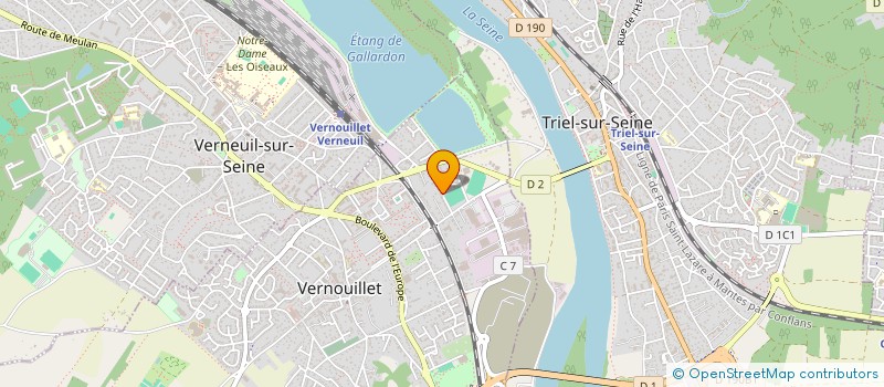localisation de l'entreprise SCI 12 GAMBETTA  VERNOUILLET