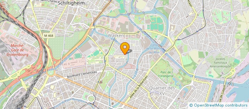 localisation de l'entreprise SCI 12 MURY  STRASBOURG