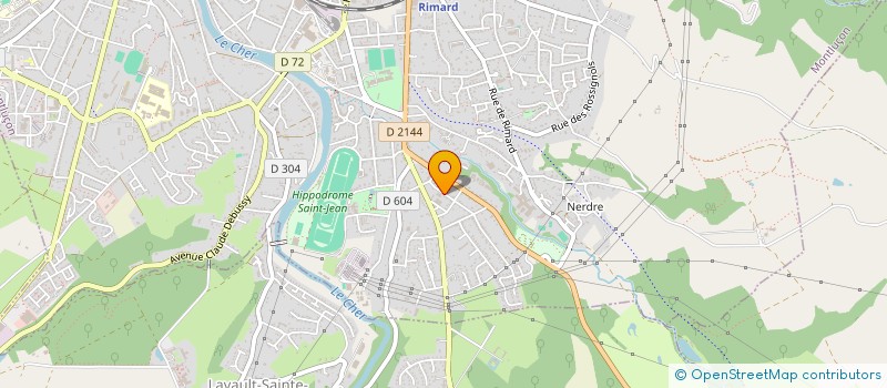 localisation de l'entreprise SCI 12 R ALBERT SAMAIN à MONTLUCON