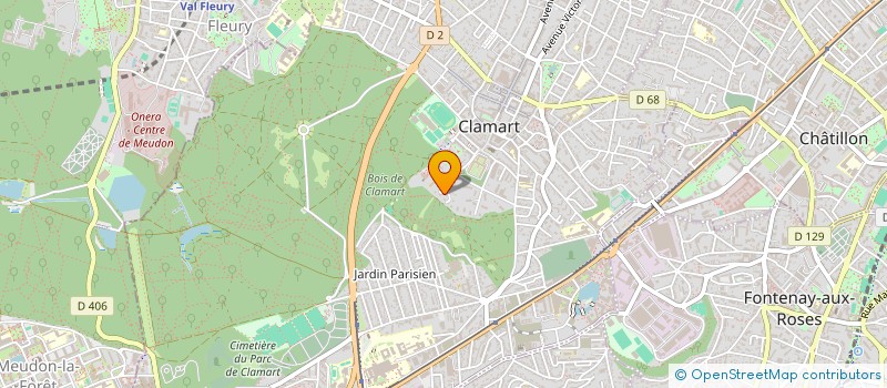 localisation de l'entreprise SCI 12 R DE L EGLISE A CLAMART à CLAMART