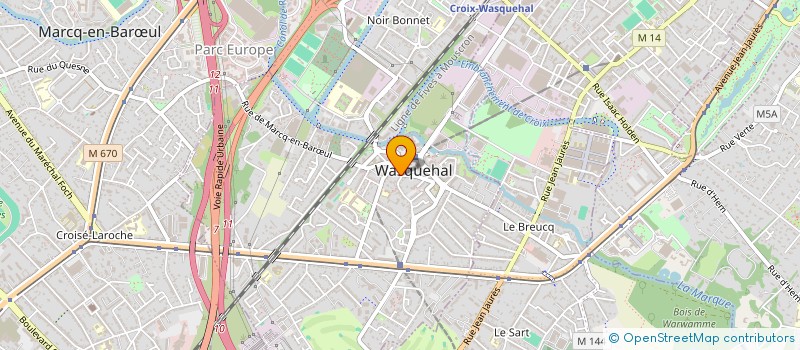 localisation de l'entreprise SCI 12 RUE CARNOT  WASQUEHAL