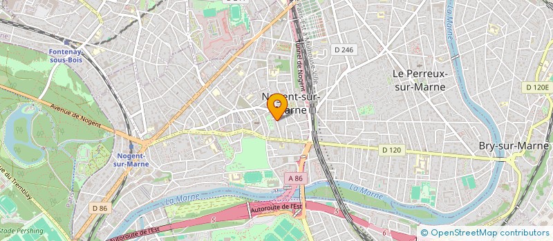 localisation de l'entreprise SCI 12 RUE DU MARECHAL FAYOLLE  NOGENT-SUR-MARNE
