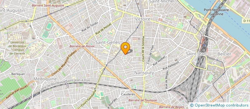 localisation de l'entreprise SCI 12 RUE DU PUITS  BORDEAUX