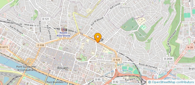 localisation de l'entreprise SCI 12 RUE DU TAMBOUR à ROUEN