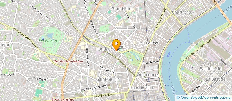 localisation de l'entreprise SCI 12 RUE ESPRIT LOIS A BORDEAUX  BORDEAUX