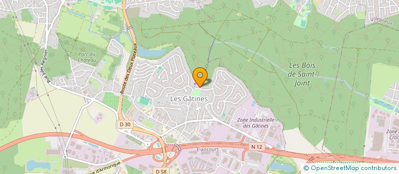 localisation de l'entreprise SCI 12 RUE GEORGES BIZET A PLAISIR  PLAISIR